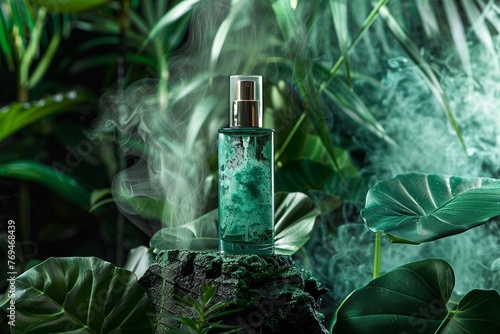 Emerald Infused Facial Mist in premium packgage. photo