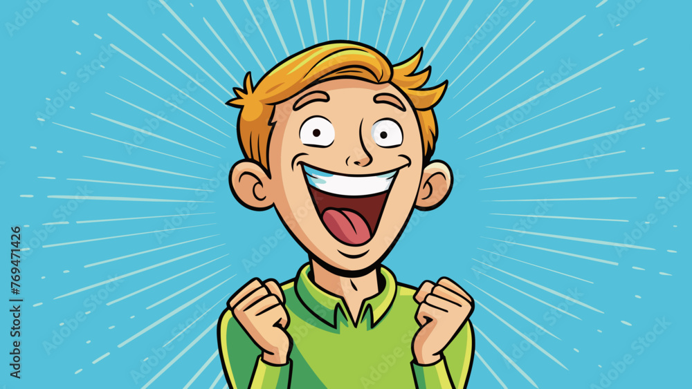 the emotion of surprise vector illustration the emotion of surprise vector illustration