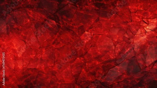 shattered scarlet glass pattern background photo