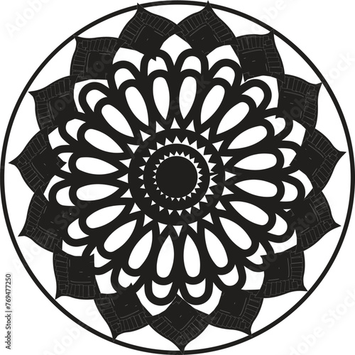 This is simple and vector Mandala  background and This Mandala background is editable.