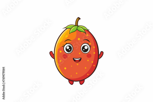 miracle fruit vector illustration