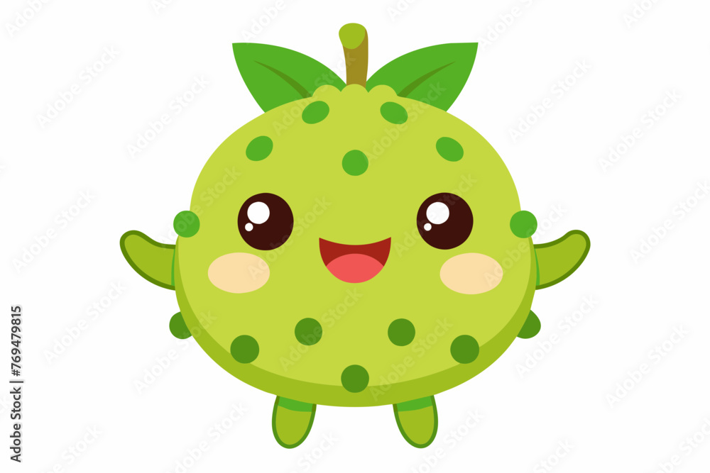 cute noni food vector illustration cute noni food vector illustration