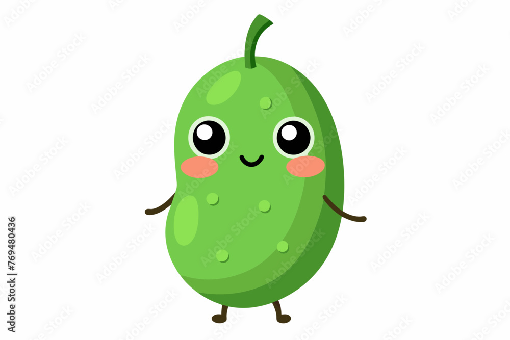 pepino food vector illustration pepino food vector illustration