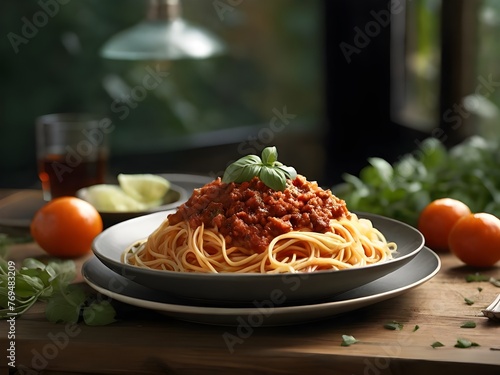 Spaghetti Bars A Delicious Lunch Dish with Tomatoes and Sauce