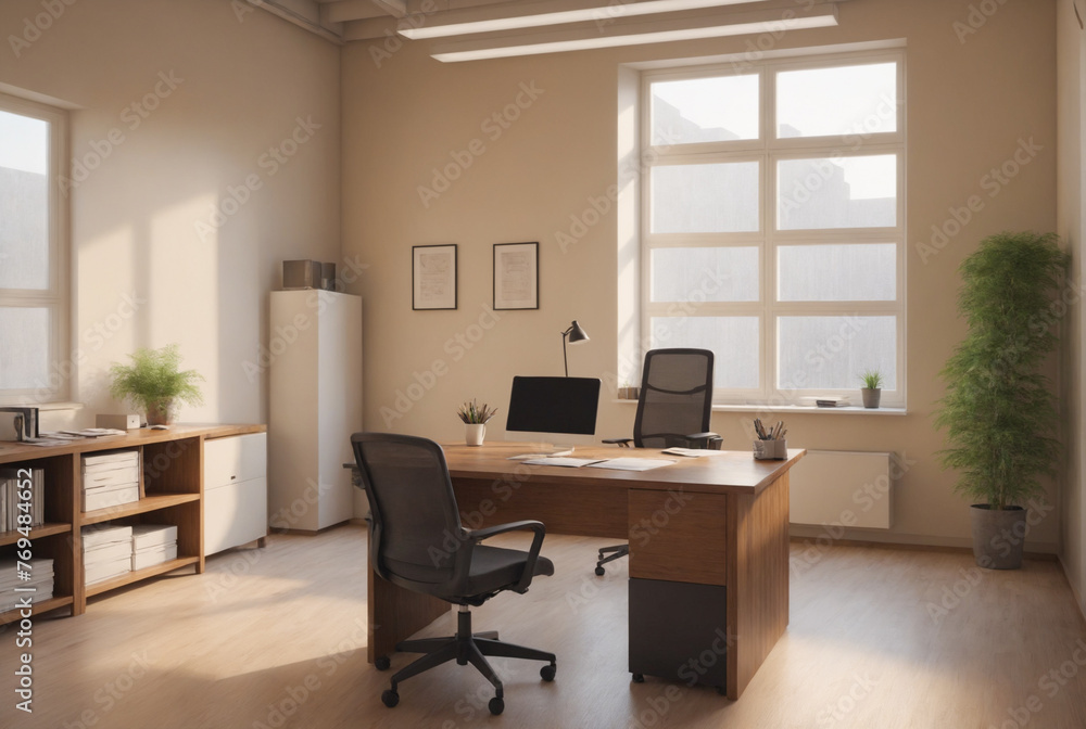 Empty company office Empty company office