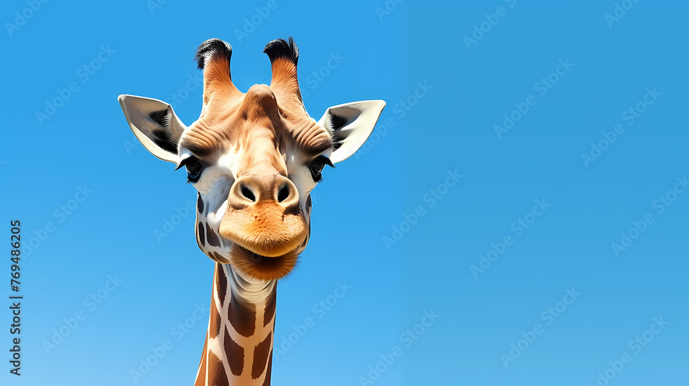 Naklejka premium cute giraffe