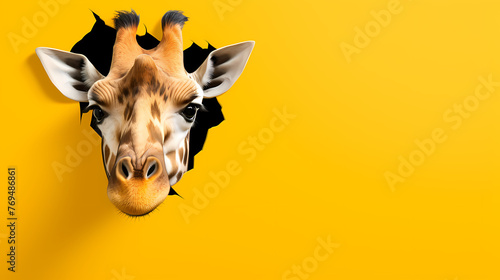 cute giraffe photo