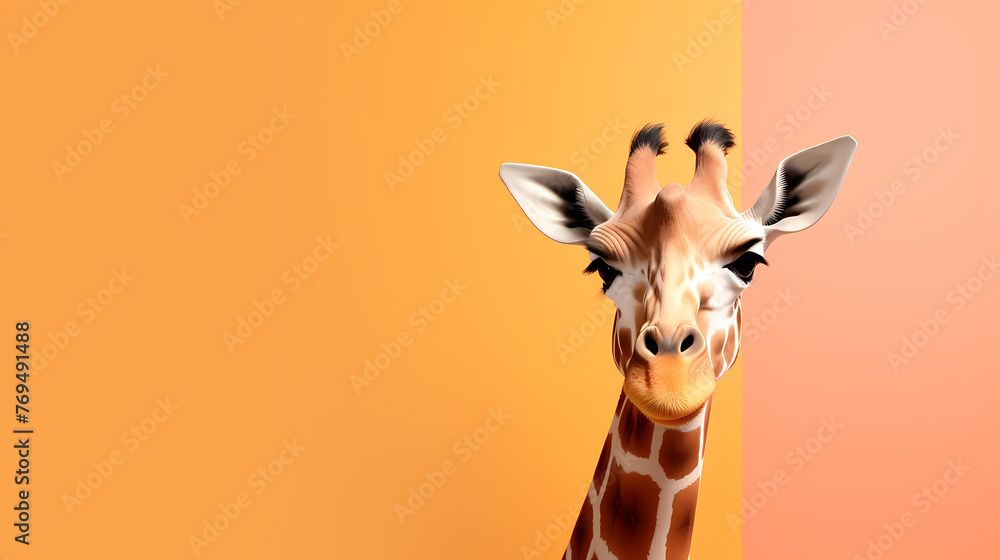 Obraz premium giraffe, creative art