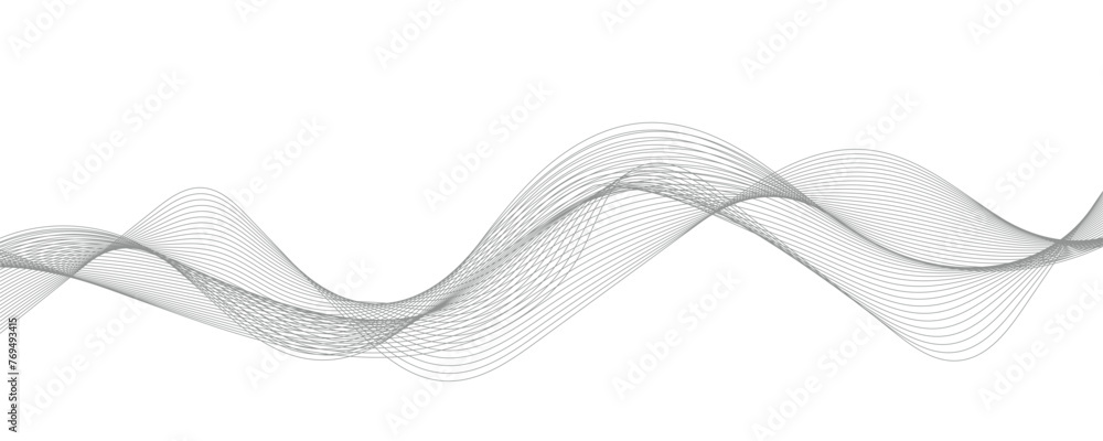 Abstract vector background with grey wavy lines
Abstract vector background with grey wavy lines