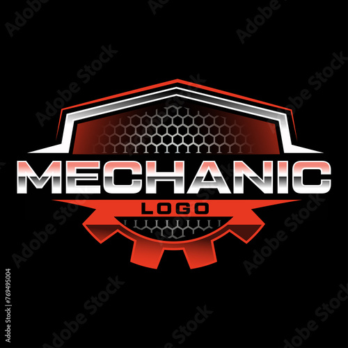 3d mechanic logo