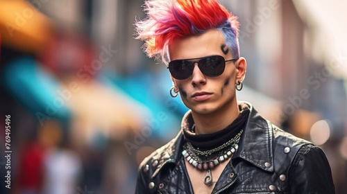 punk people 8k photography