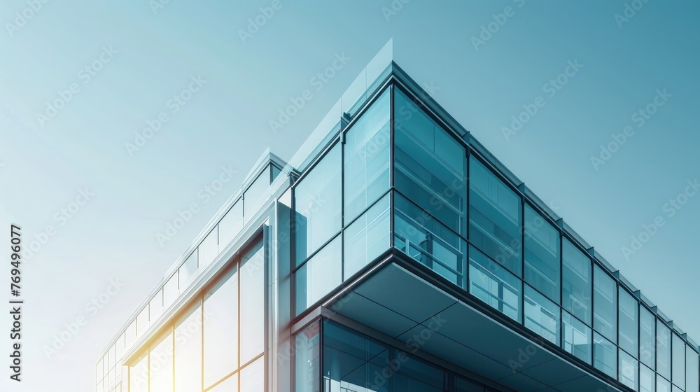 Modern office building detail. Architectural detail of modern skyscraper. Modern office building detail. Architectural detail of modern skyscraper.