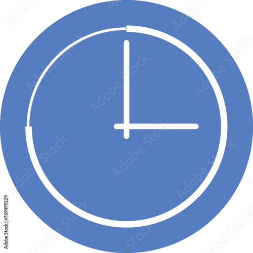 Clock, watch, alarm clock, timepiece vector illustration isolated on white background. classic modern diseign