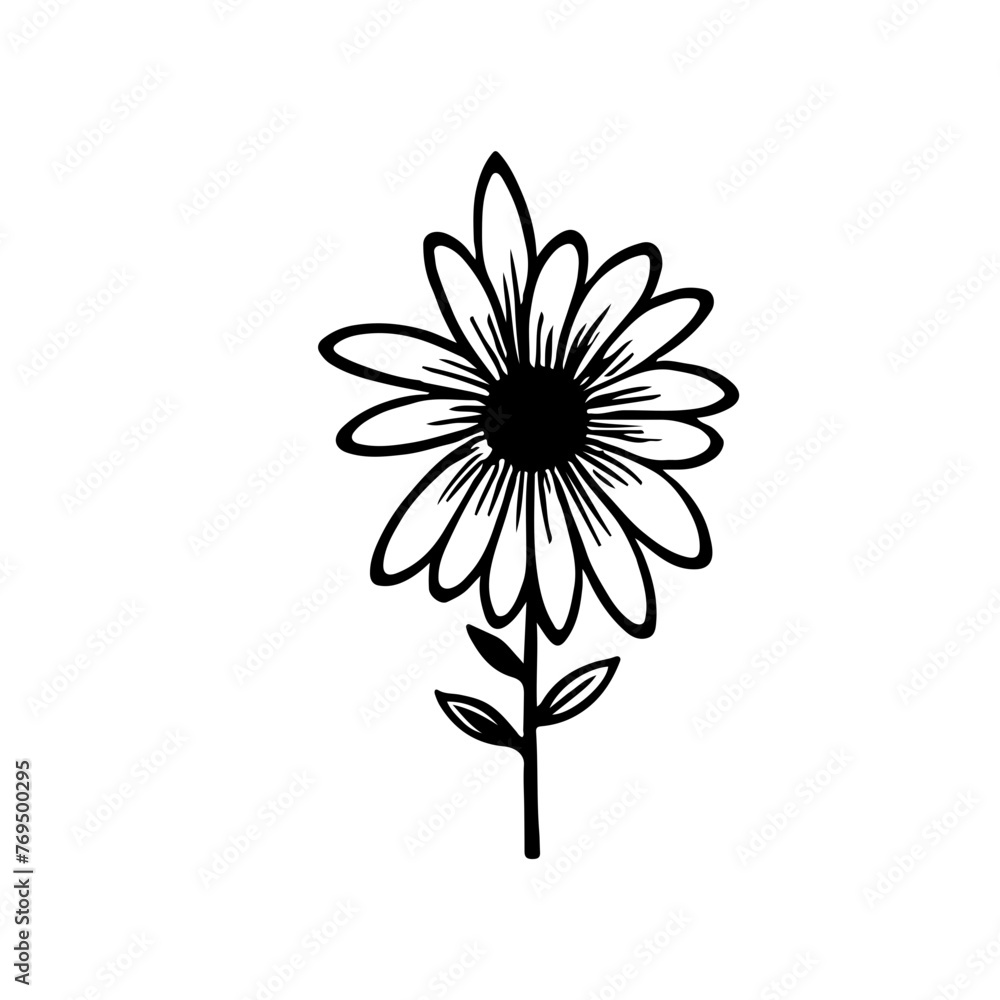 Fototapeta premium Flower vector illustration 