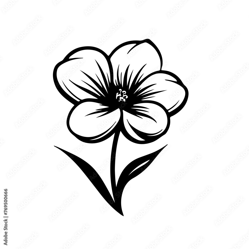 Obraz premium Flower vector illustration 