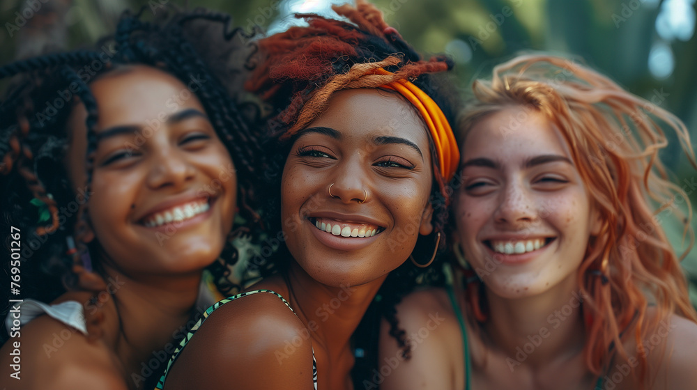 Group of diverse friends enjoying togetherness. Group of diverse friends enjoying togetherness.