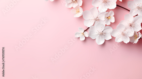 Decorative flower background pattern, floral border background