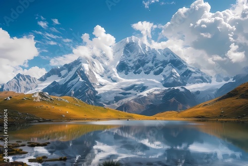 Majestic Alpine Lake Reflections