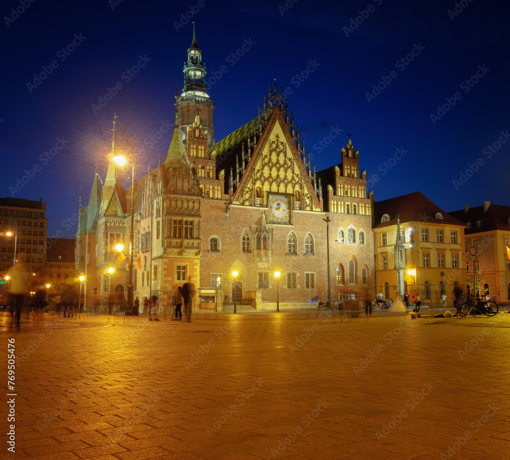 Old Town Hall at night
