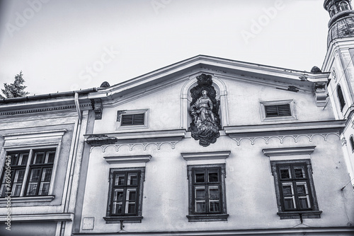 Historical building in the city of Eger,Hungary photo