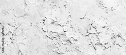 Seamless White Concrete Wall Texture and Background.