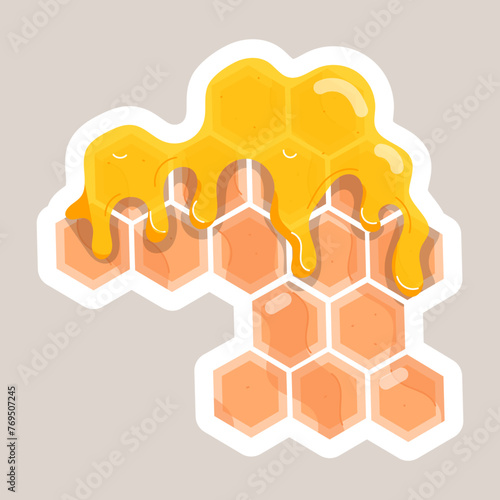 Beekeeping Flat Stickers 
