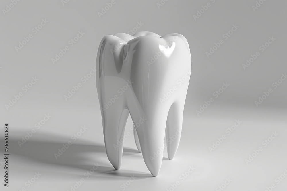 An isolated 3D tooth An isolated 3D tooth