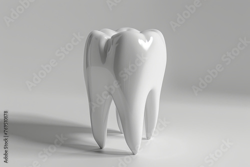 An isolated 3D tooth