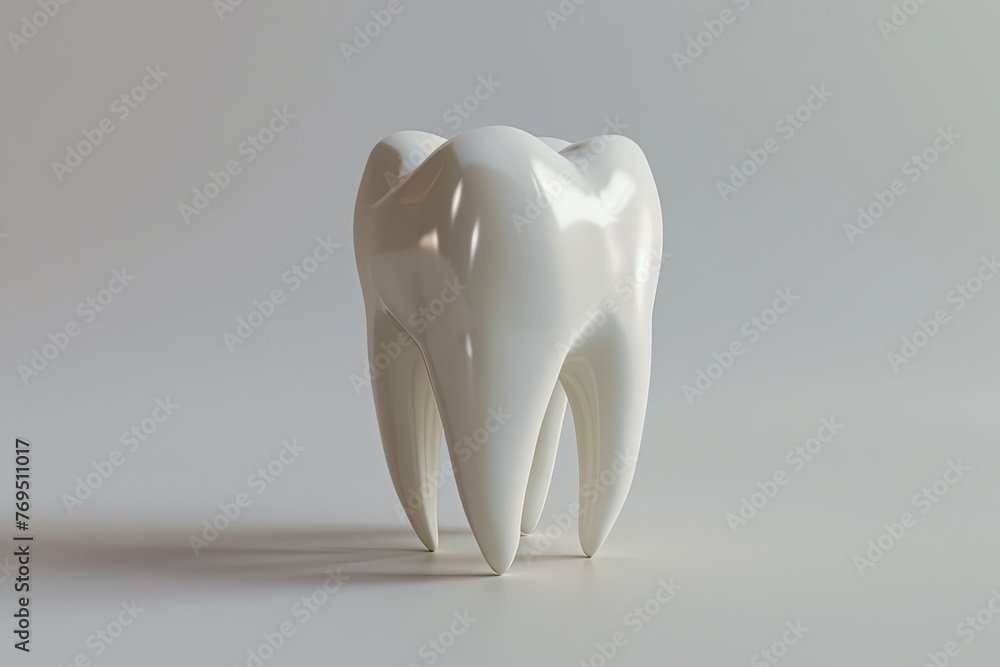 An isolated 3D tooth An isolated 3D tooth