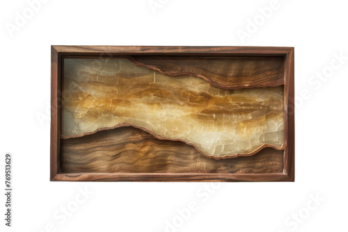 Wooden Frame With Piece of Wood