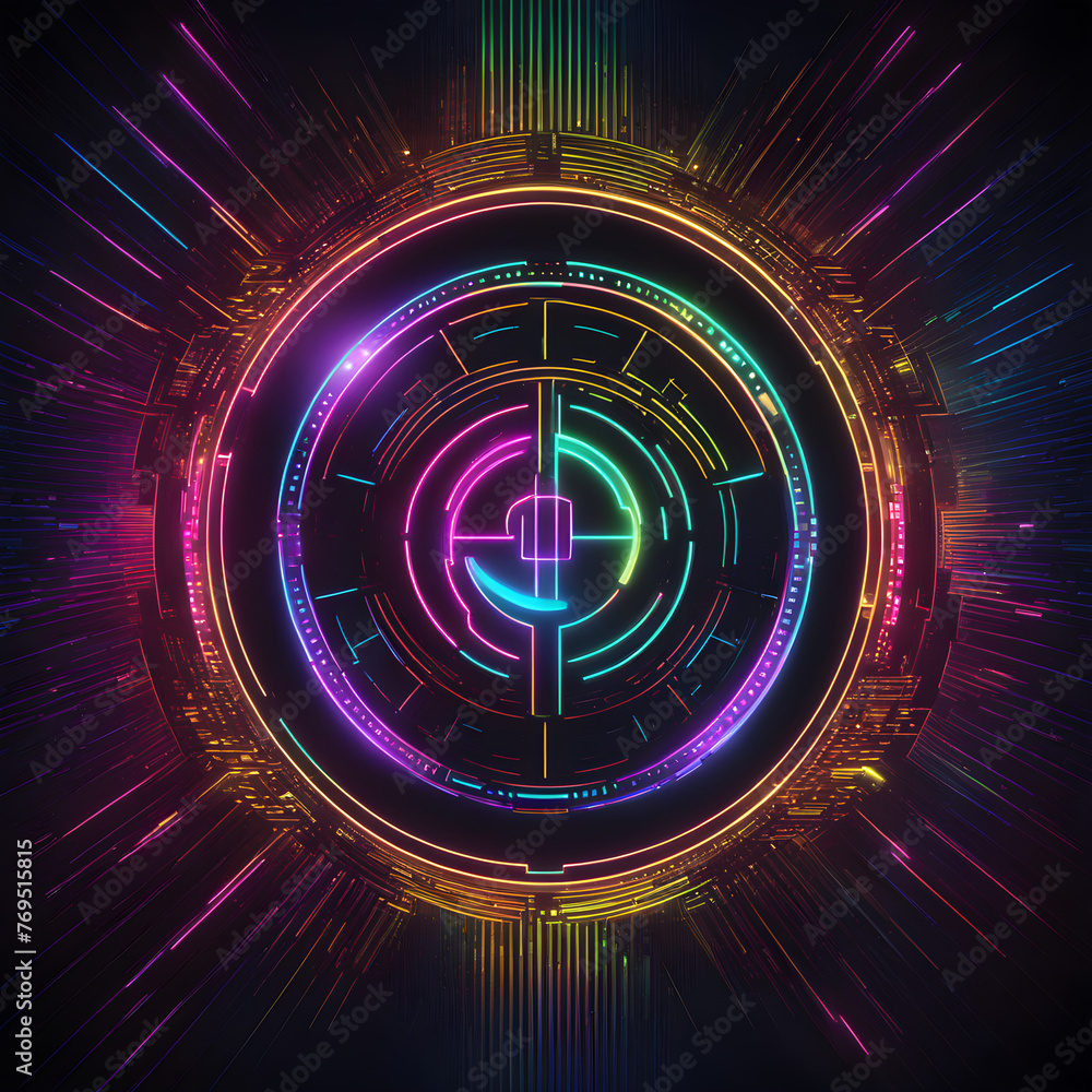 abstract background with circles