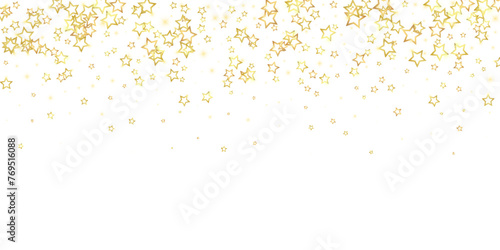 Christmas stars vector overlay.