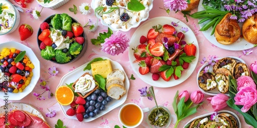 A photography of mother day food