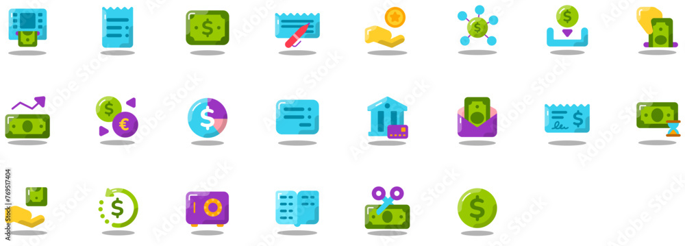 Set of Finance & Billing icons Set of Finance & Billing icons