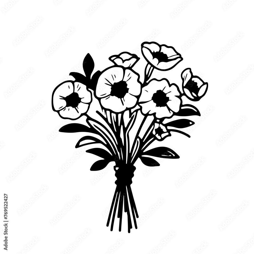 Obraz premium Flower vector illustration