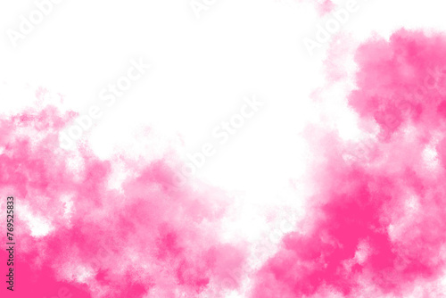 Realistic pink smoke transparent overlay 