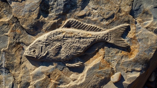 Imprint of prehistorical fish