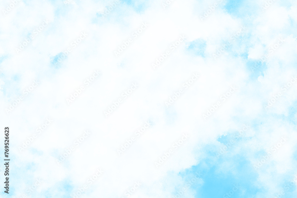 Realistic Blue Cloud transparent overlay 