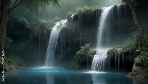 Floating Waterfall Suspended Cascades Gravity De