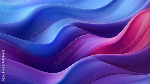 Digital purple and blue fantasy curve abstract graphic poster web page PPT background