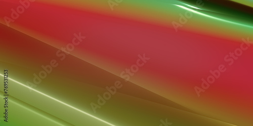 Red and green Beauty abstraction, festival background, fantasy futuristic modern wallpaper, 3D rendering, 3D illustration