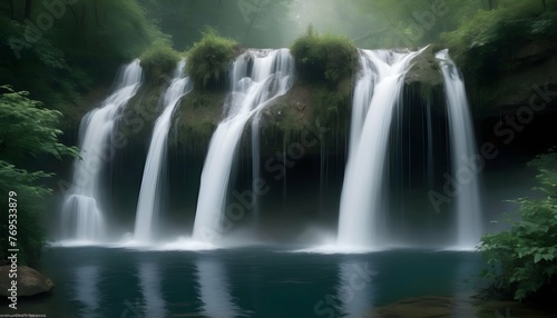 Floating Waterfall Suspended Cascades Gravity De