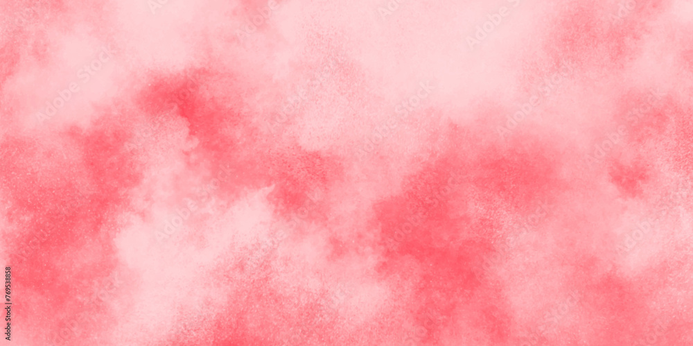 Abstract background with pink aquarelle watercolor canvas for creative grunge design. fantasy light red, pink shades watercolor background. colorful watercolor background design vector illustration.