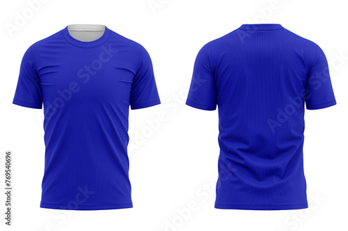 blue t shirt mockup 