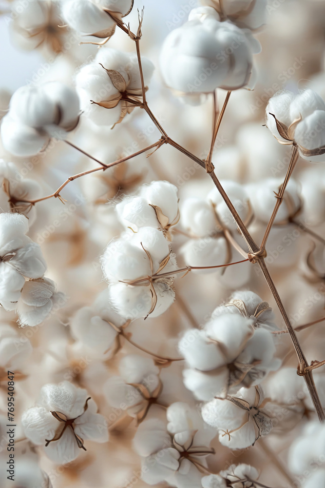 White cotton texture for background