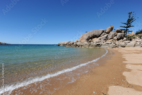 Idyllic Arthur Bay beach scene, Magnetic Island, QLD, Australia