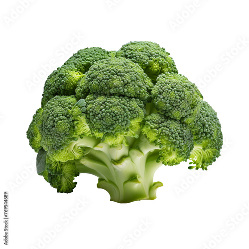 Chinese Brocolli isolated on transparent background