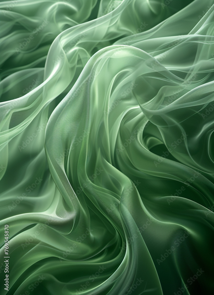 Abstract green background with blurred waves and lines, simple design, high resolution, professional illustration. The background is a soft gradient of light green color with smooth curves. Abstract green background with blurred waves and lines, simple design, high resolution, professional illustration. The background is a soft gradient of light green color with smooth curves.