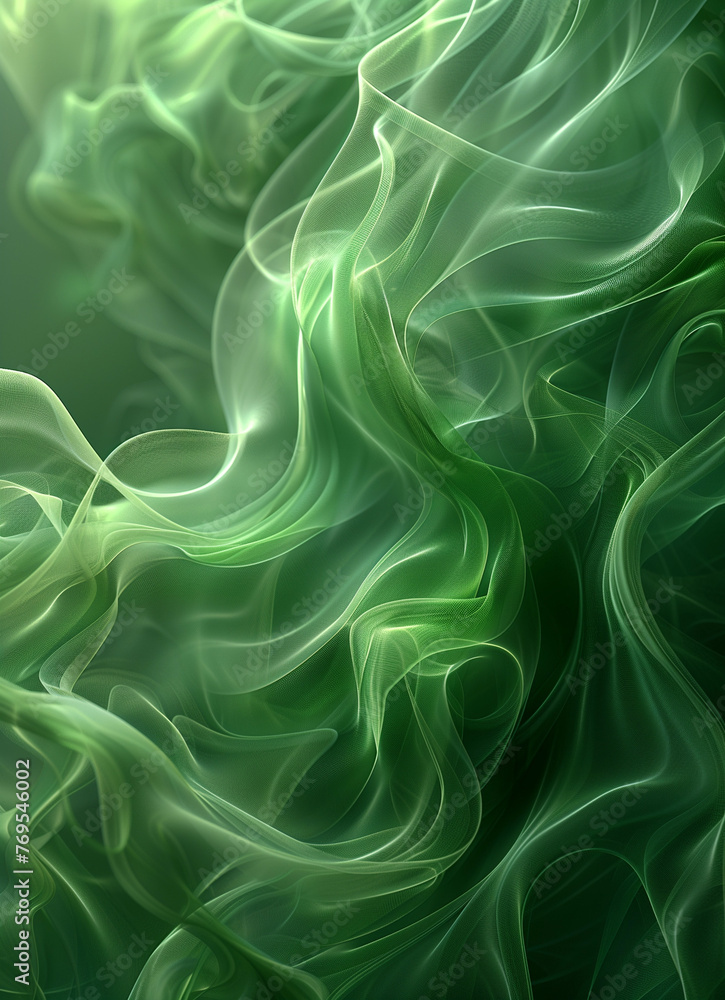 Abstract green background with blurred waves and lines, simple design, high resolution, professional illustration. The background is a soft gradient of light green color with smooth curves. Abstract green background with blurred waves and lines, simple design, high resolution, professional illustration. The background is a soft gradient of light green color with smooth curves.