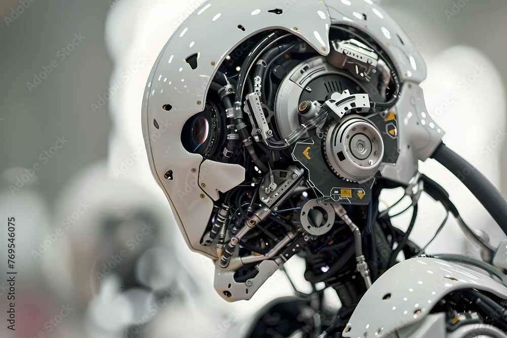 Fototapeta premium Intricate Intelligent Robotic Marvels